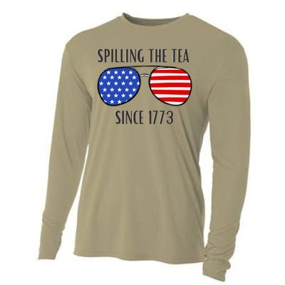 Spilling the Tea Cooling Performance Long Sleeve Crew