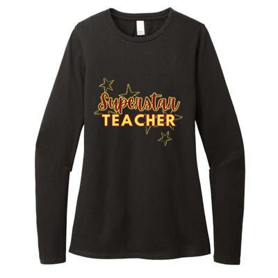 Superstar Teacher Teacher Back To School Womens CVC Long Sleeve Shirt