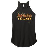 Superstar Teacher Teacher Back To School Women's Perfect Tri Rocker Tank