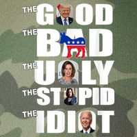 Support Trump The Good The Bad The Ugly The Stupid The Idiot Legacy Tie Dye Trucker Hat