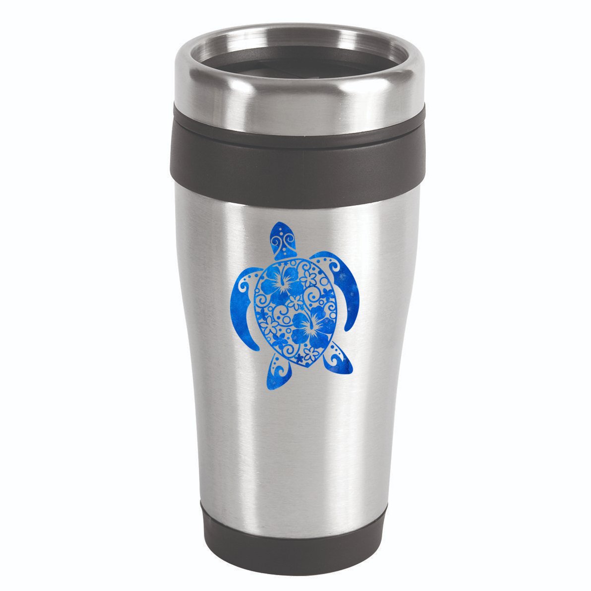 Summer Tropical Turtle 16oz Travel Tumbler