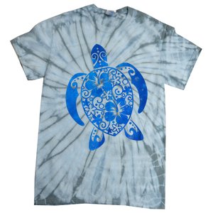 Summer Tropical Turtle Tie-Dye T-Shirt