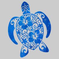 Summer Tropical Turtle Tie-Dye T-Shirt