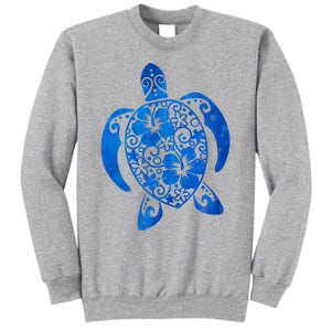 Summer Tropical Turtle Tall Sweatshirt