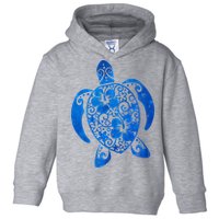 Summer Tropical Turtle Toddler Hoodie