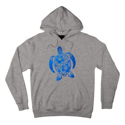 Summer Tropical Turtle Tall Hoodie