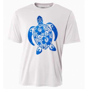 Summer Tropical Turtle Cooling Performance Crew T-Shirt