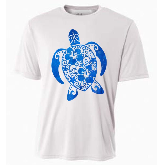 Summer Tropical Turtle Cooling Performance Crew T-Shirt