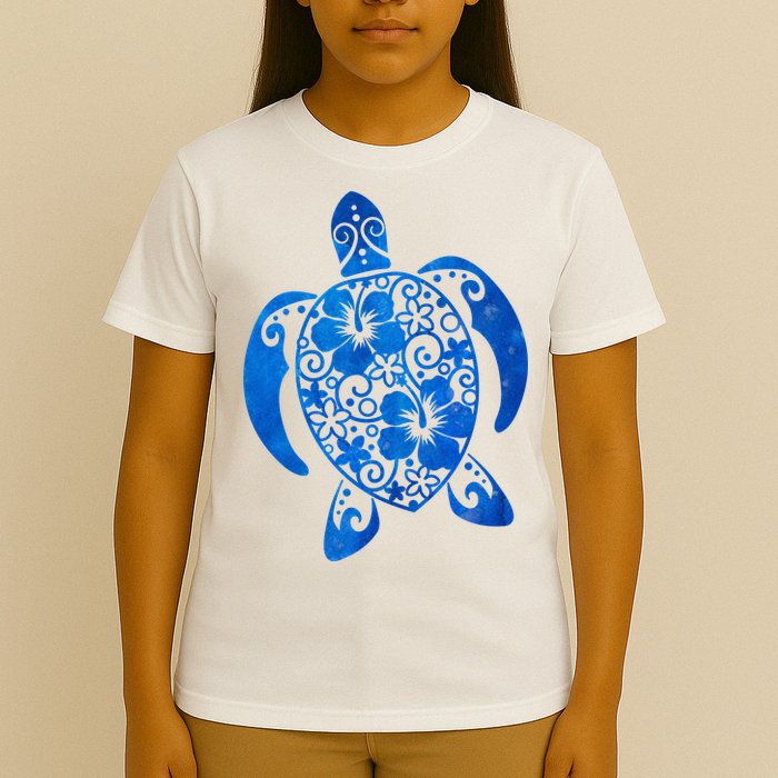 Summer Tropical Turtle T-Shirt