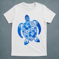 Summer Tropical Turtle T-Shirt