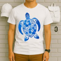 Summer Tropical Turtle T-Shirt