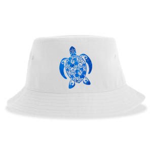 Summer Tropical Turtle Sustainable Bucket Hat