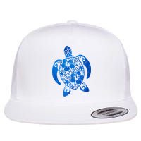 Summer Tropical Turtle Flatbill Hat