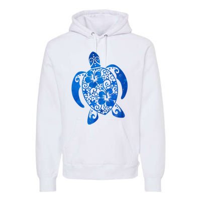 Summer Tropical Turtle Premium Hoodie