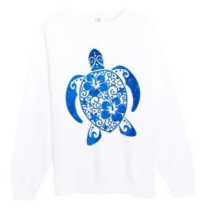 Summer Tropical Turtle Premium Crewneck Sweatshirt