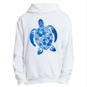 Summer Tropical Turtle Urban Pullover Hoodie