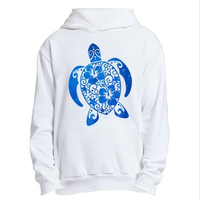 Summer Tropical Turtle Urban Pullover Hoodie