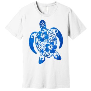 Summer Tropical Turtle Premium T-Shirt