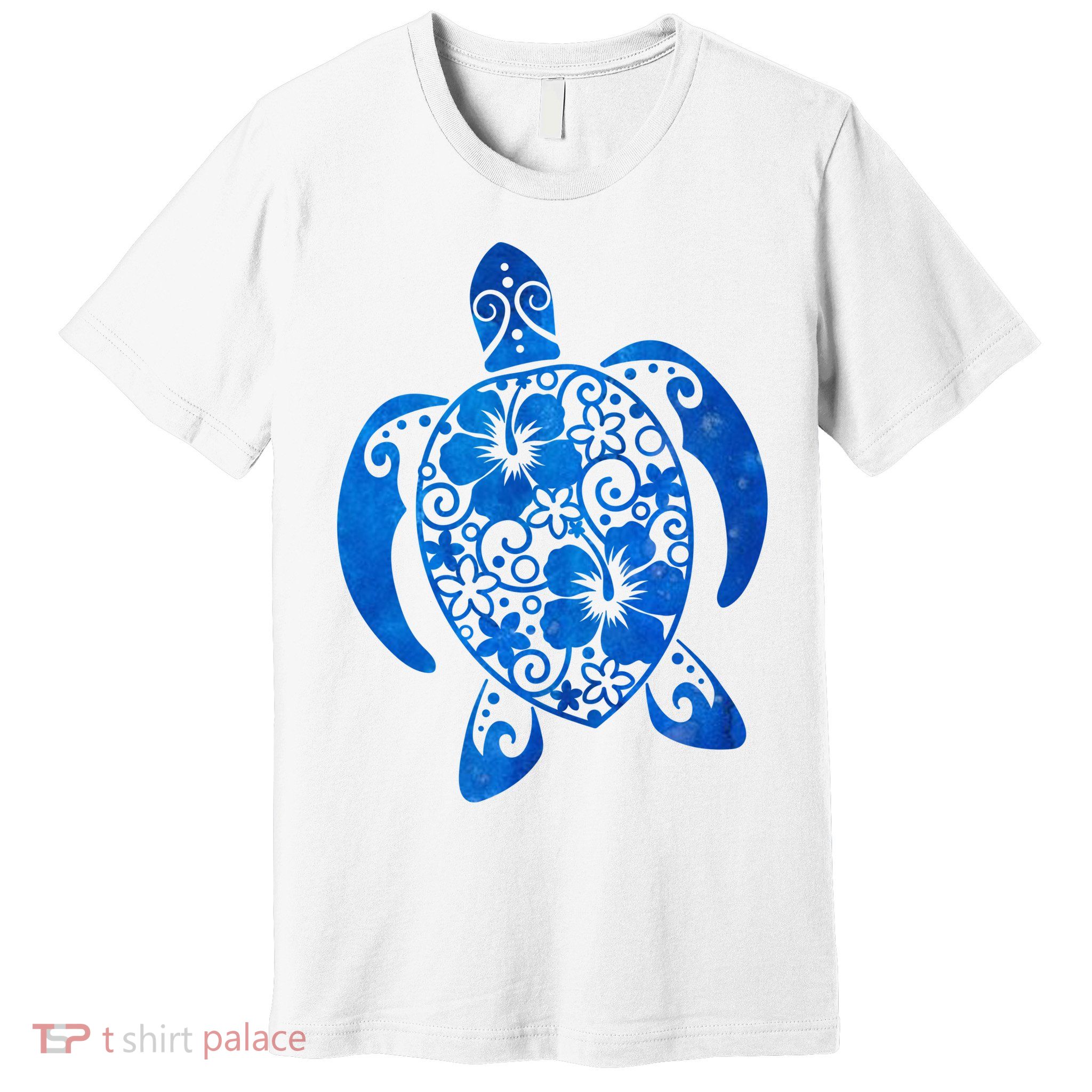 Summer Tropical Turtle Premium T-Shirt