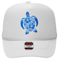 Summer Tropical Turtle Trucker Hat