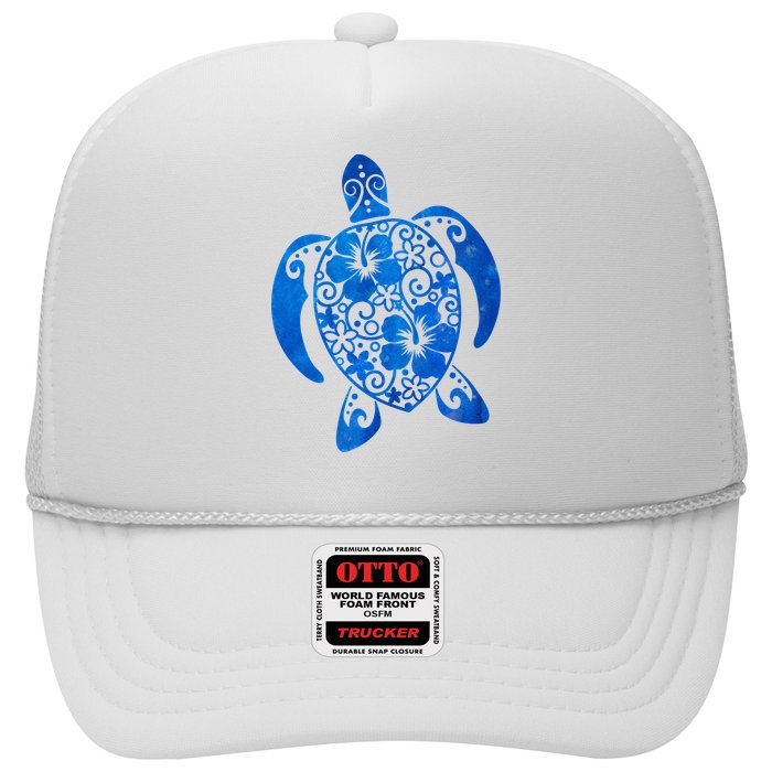 Summer Tropical Turtle Trucker Hat