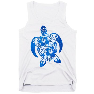 Summer Tropical Turtle Tank Top