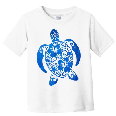 Summer Tropical Turtle Toddler T-Shirt