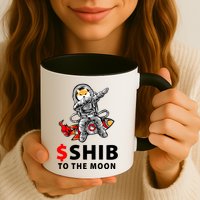 Shib To The Moon Shiba Inu Coin Crypto Mug