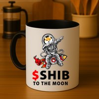Shib To The Moon Shiba Inu Coin Crypto Mug