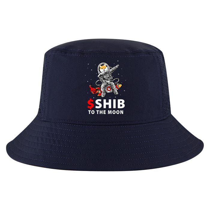 Shib To The Moon Shiba Inu Coin Crypto Cool Comfort Performance Bucket Hat