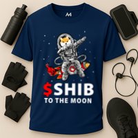 Shib To The Moon Shiba Inu Coin Crypto Performance Shirt