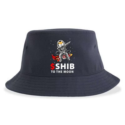 Shib To The Moon Shiba Inu Coin Crypto Sustainable Bucket Hat