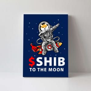 Shib To The Moon Shiba Inu Coin Crypto Canvas