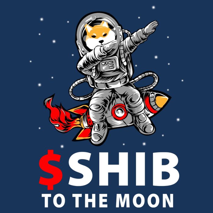 Shib To The Moon Shiba Inu Coin Crypto 16 in Basic Backpack