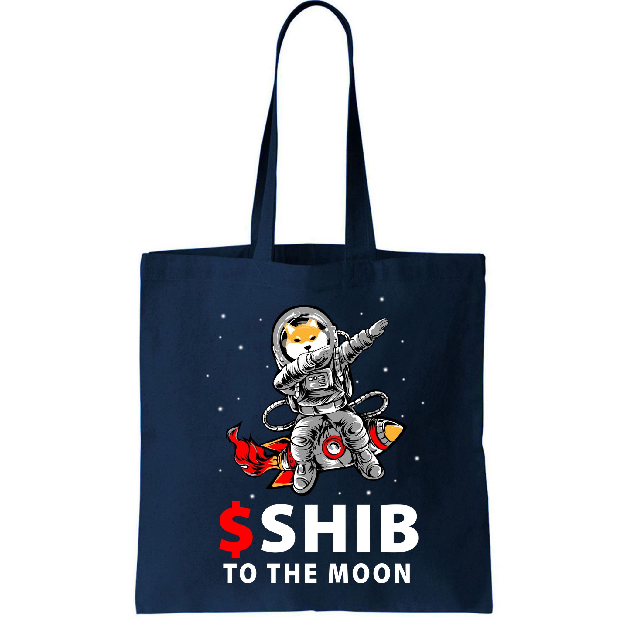 Shib To The Moon Shiba Inu Coin Crypto Bag