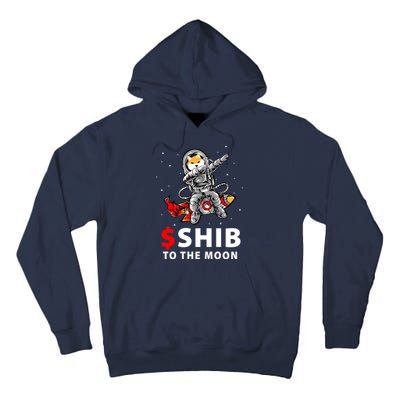Shib To The Moon Shiba Inu Coin Crypto Tall Hoodie