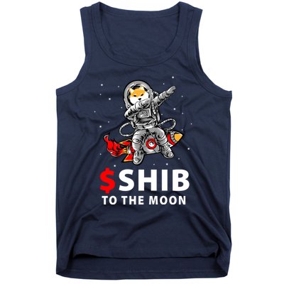 Shib To The Moon Shiba Inu Coin Crypto Tank Top