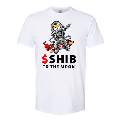 Shib To The Moon Shiba Inu Coin Crypto Softstyle® CVC T-Shirt