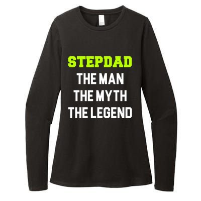 Stepdad The The Myth The Legend Cool Stepdad Gift Womens CVC Long Sleeve Shirt