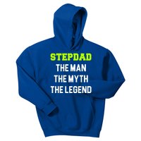 Stepdad The The Myth The Legend Cool Stepdad Gift Kids Hoodie