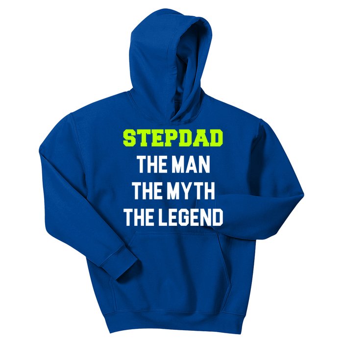 Stepdad The The Myth The Legend Cool Stepdad Gift Kids Hoodie