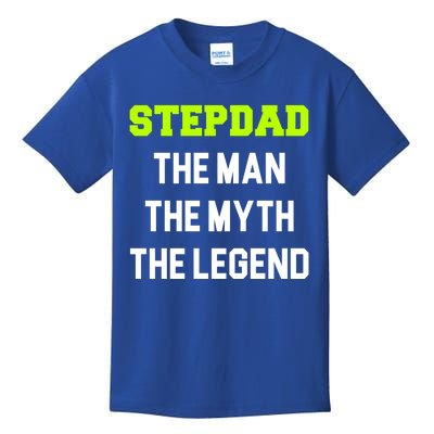 Stepdad The The Myth The Legend Cool Stepdad Gift Kids T-Shirt