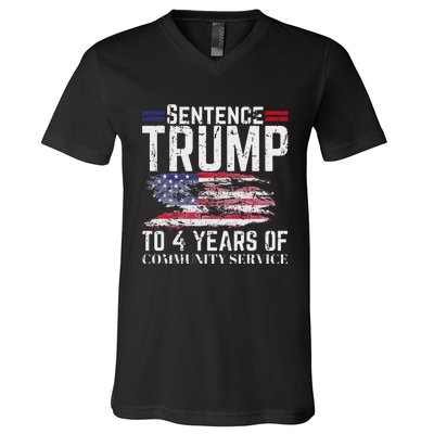 Sentence Trump To 4 Years Of Community Service V-Neck T-Shirt