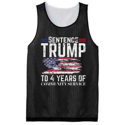 Sentence Trump To 4 Years Of Community Service Mesh Reversible Basketball Jersey Tank