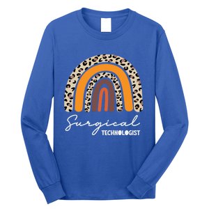 Surgical Technologist Technician Surg Tech Boho Rainbow Cool Gift Long Sleeve Shirt