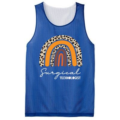 Surgical Technologist Technician Surg Tech Boho Rainbow Cool Gift Mesh Reversible Basketball Jersey Tank