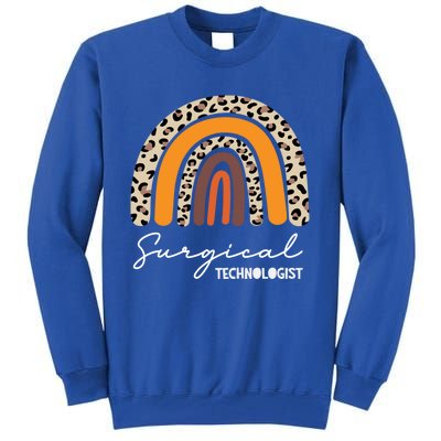 Surgical Technologist Technician Surg Tech Boho Rainbow Cool Gift Tall Sweatshirt