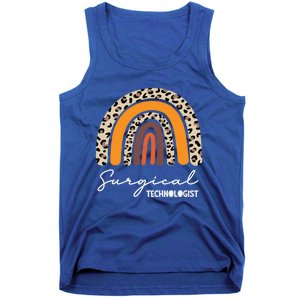 Surgical Technologist Technician Surg Tech Boho Rainbow Cool Gift Tank Top