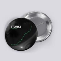 Stonks To The Moon Stock Day Trader Stonks Meme Button