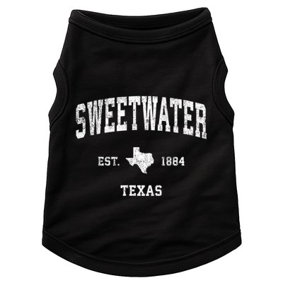 Sweetwater Texas Tx Vintage Sports Doggie Tank